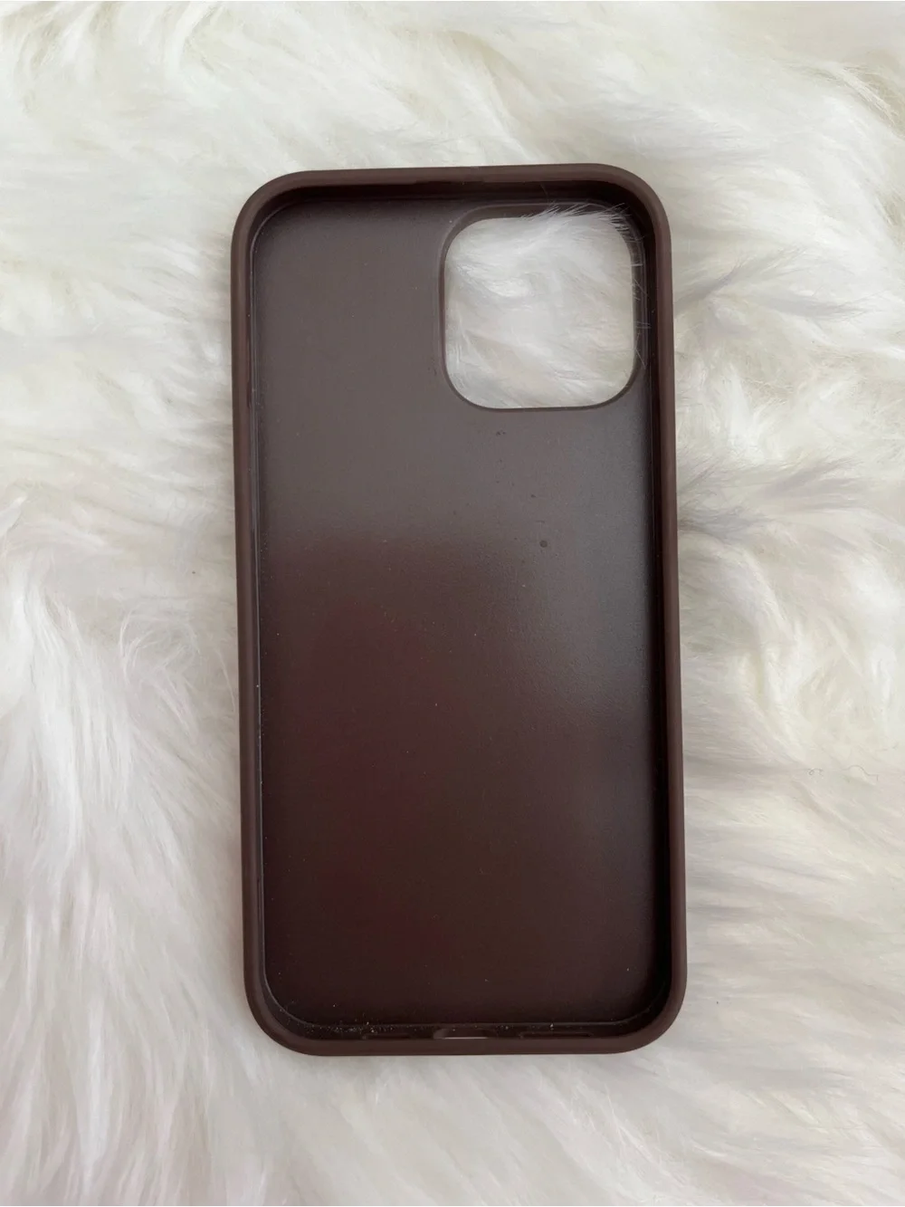 Guess Brown Monogram Logo iPhone Case